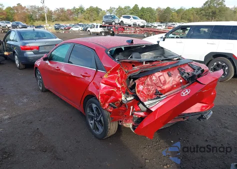 2023 Hyundai Elantra Limited from USA, damaged, VIN 5NPLP4AG2PH117782